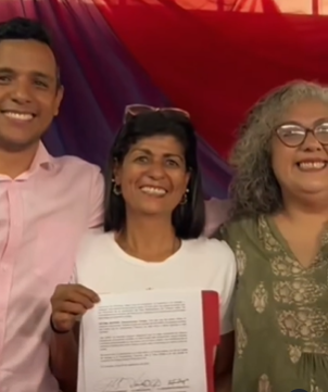 Se llevó a cabo firma de contrato entre la Asociación Cooperativa TRAMUCO R.L, Asociación Civil Tinta Violeta y Conglomerado Productivo S.A. (+Video)